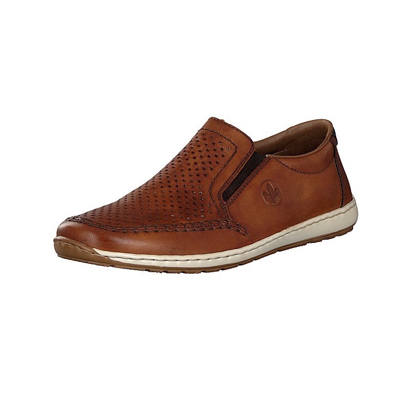 Slip On Rieker 08868-24 Para Homem - Marrom